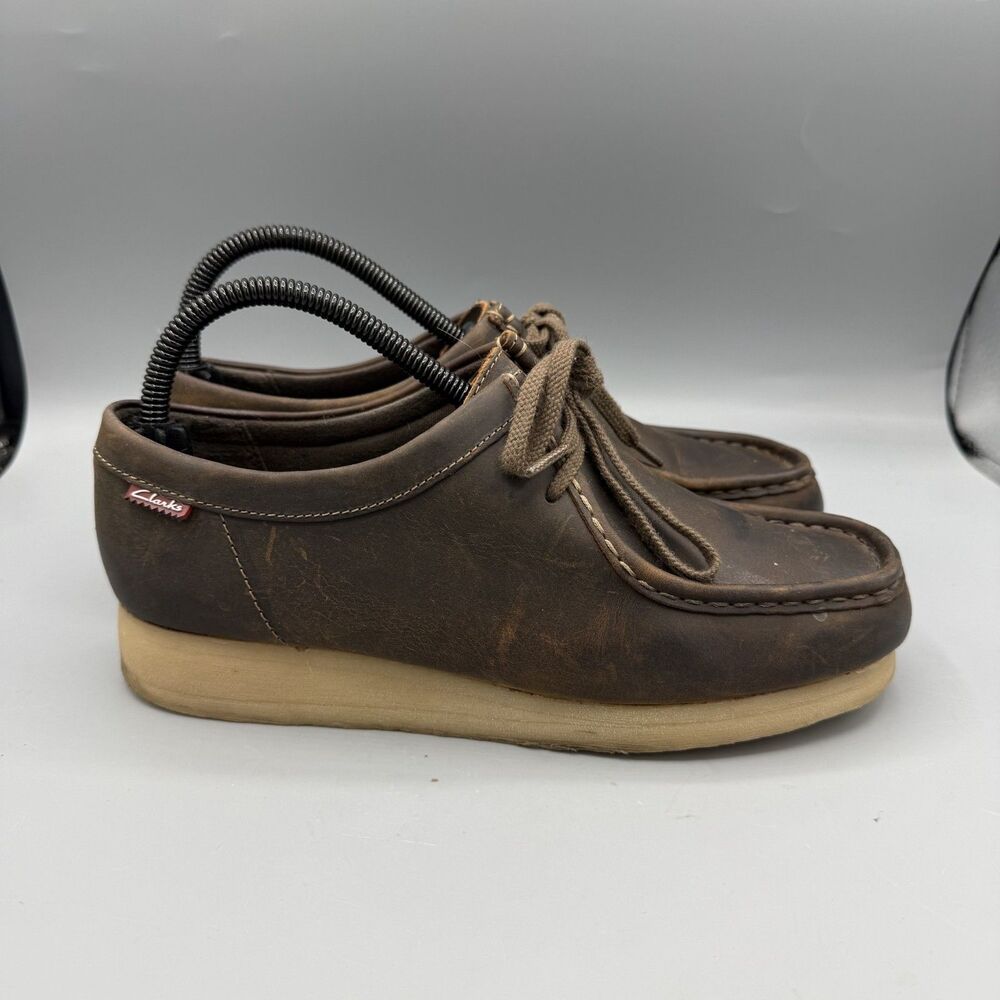 Clarks Collection Women’s Padmora Shoe Moccasin Oxford Comfort Brown Size 8.5